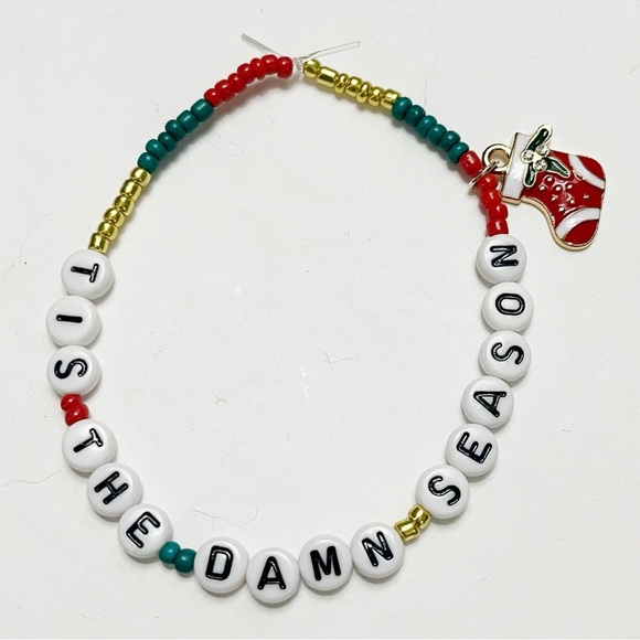 Taylor Swift Eras Tour Friendship Bracelet ‘Tis The Damn Season Evermore - Picture 1 of 1